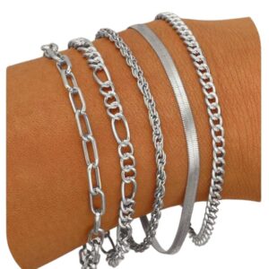 Mozaka's Gold/Silver 14k Waterproof Bracelets for Women