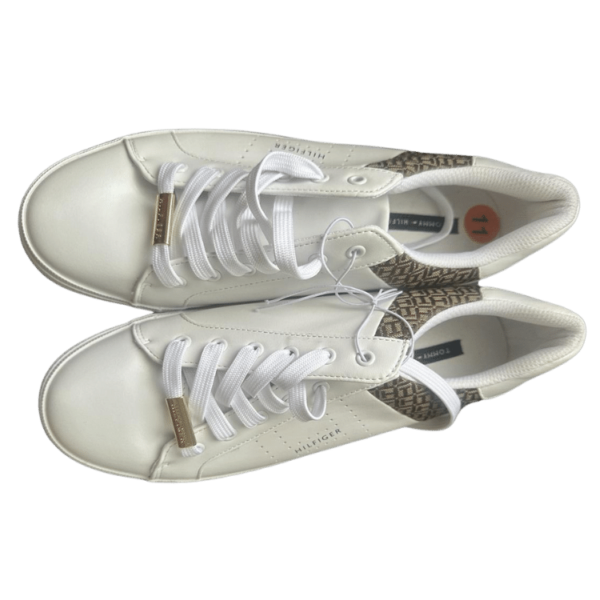 Tommy Hilfiger White Lace-Up Shoes Jamaica